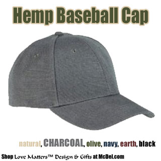 Custom-Printed Hat - Hemp Baseball Cap