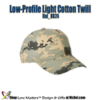 Custom-Printed Low-Profile Light Cotton Twill - strct.
