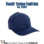 Custom-Printed Flexfit Cotton Twill Hat