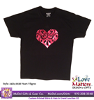 Love Matters Heart Filigree T-Shirt