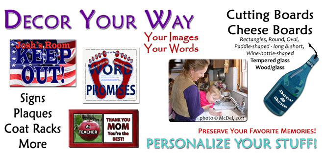 Personalize YOUR Stuff at McDel Gifts & Gear Co.