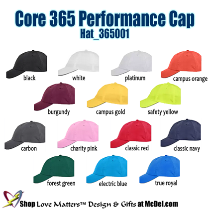 Custom-Printed Core 365 Performance Cap