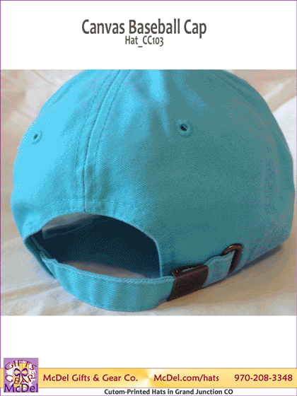Custom-Printed Canvas Baseball Cap
