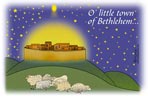 Cards - O Little Town of Bethlehem