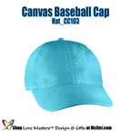 Custom-Printed Canvas Baseball Cap